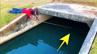 MONSTER FISH hide in DARK PLACES!! (UNEXPECTED)