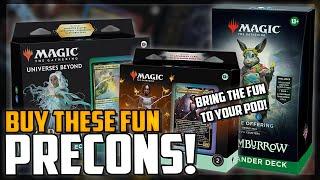 Top 10 Most FUN Precon Decks for Commander To Buy! - Magic: The Gathering