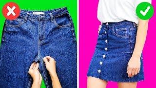 21 TRUCOS BRILLANTES CON JEANS