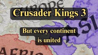 Which CONTINENT is the strongest in CK3? CK3 AI-only Battle Royale