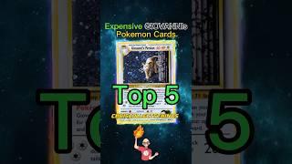 Top 5 EXPENSIVE Giovanni’s Pokémon Cards  #shorts #top5 #giovanniteamrocket