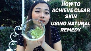 Clear skin using cucumber natural beauty| Paano magkaron ng clear skin using cucumber