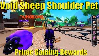 How to claim Bonus Prime Gaming Rewards in World Zero | Void Sheep Shoulder Pet | Void Reaper