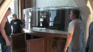 Building a 400 gallon Bowfront Aquarium, LA Fishguys, Episode 115 pt 2