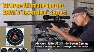 Air Arms S510 XS Ultimate Sporter .22 caliber - Basic Testing at 50 Yards - www.AirgunProShop.com