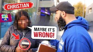 ️ CHRISTIAN Gifted FREE QURAN After Failing to Defend BIBLE Errors!!