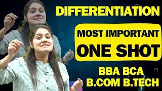 Derivatives one shot|BBA|BCA|B.COM|B.TECH|Dream Maths