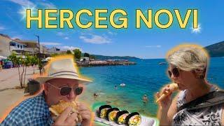 HERCEG NOVI MONTENEGRO - Food Hunt in one of Europes BEST Promenades.