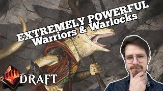 EXTREMELY POWERFUL Warriors & Warlocks | Bloomburrow Draft | MTG Arena