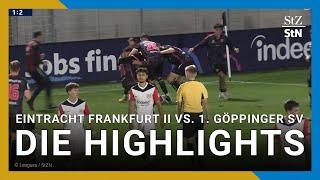 Eintracht Frankfurt II vs. 1. Göppinger SV | Highlights 9. Spieltag [Regionalliga Südwest]