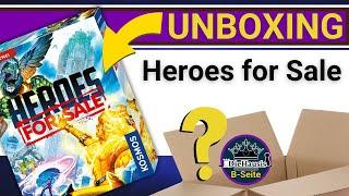 Heroes for sale |  Unboxing Kartenspiel | DieHausis B-Seite