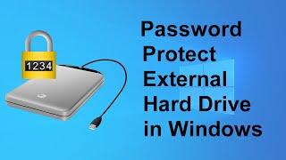 How to Password Protect External SSD in Windows ️Without Third-Party Softwarein 2024