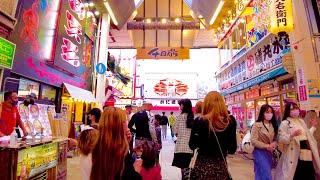 Namba in Osaka is a city full of charm   4K ASMR Nonstop 1 hour 06 minutes