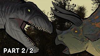 Giganotosaurus vs Triceratops | Animation (Part 2/2)