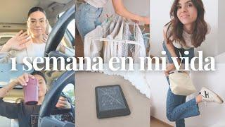 UNA SEMANA EN MI VIDA | Trabajo y rutina diaria, Organización en casa, Café y comidas, Lectura...