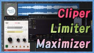 Cliper Limiter Maximizer 무엇이 다를까?  클리퍼 리미터 맥시마이져 마스터링 3인방  차이점과 활용법 TeddyM Tips EP.27