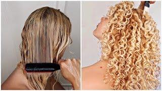 BIG CURLY HAIR SUMMER ROUTINE  Volume and Definition for fine curls