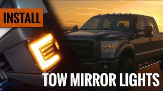 Ford Super Duty Switchback Tow Mirror Light Upgrade (2008-2016 F250 F350 Trucks) Installation Guide