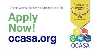 Open Enrollment at OCASA – Top School in California!