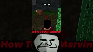 How To Kill Marvin In Roblox Survival Game! (The Survival Game)