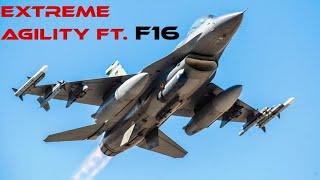 Extreme Agility ft. F-16 Fighting Falcon| Can any other fighter aircraft match it? #usaf #f16