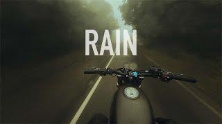 Ride in the storm. Pure rain and engine sound (no talking)