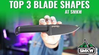 Top 3 Selling Blade Shapes at the World's Largest Knife Store