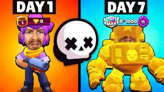 How I Survived 7 Days of Showdown Only Brawl Stars.. (gemming edition) 