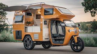 2025 TriVagabond Camper Tricycle Review | Auto Buzz TV | Best Camper Tricycle for Adventure
