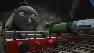 Percy pushing all of Henry's Buttons