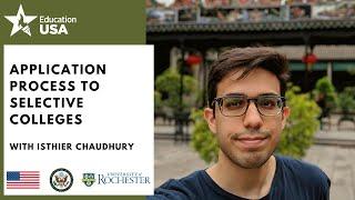 Application process to selective colleges with the University of Rochester admissions officer