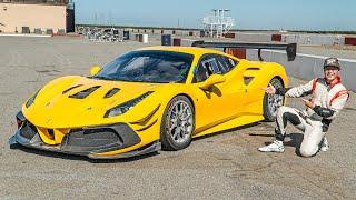 MY FIRST DRIVE IN THE NEW FERRARI 488 CHALLENGE EVO! SF90 KILLER?