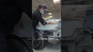 J Torres Tech || How to sand the glaze easily || How to sand the Glaze easily (fine putty)