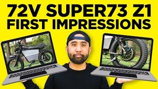 Riding the 72V Super73 Z Force 1 for the First Time | RunPlayBack