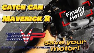 Installing a Evolution Powersports catch can on the Can Am Maverick R