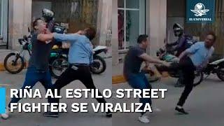 México mágico: Captan pelea al estilo Street Fighter en calles de Morelia y se viraliza