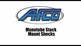 Stock Mount Shocks: AFCO’s NEW Stock Mount Monotube Shock