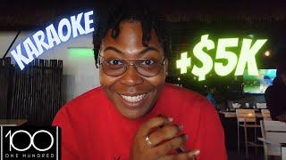Won $5000 crowing at karaoke (100kgn)