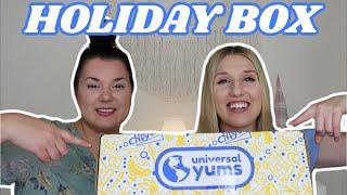 HOLIDAY BOX  | Universal Yums | Super Yum Box | December 2024 | A TASTE OF HISTORY