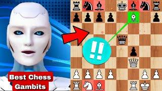 7 BEST CHESS OPENING GAMBITS Of All Time YOU NEVER HEARD OF  | Chess Openings | Chess Tricks | AI