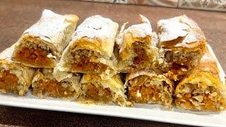 Штрудель с тыквой - быстро и вкусно/ Тиквеник - лесен и вкусен/ Strudel with pumpkin -fast and tasty