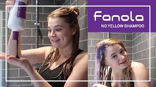 TESTING FANOLA NO YELLOW SHAMPOO