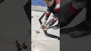 淋浴房石基安装方法！施工现场实拍 贴砖 家装装修 装修细节 贴砖工艺