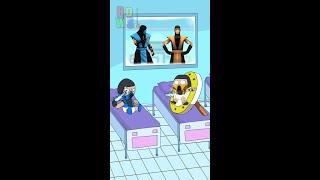 Baby Sub Zero Vs Scorpion Bowser12345 #mortalkombat #scorpion #subzerovsscorpion  #short #shorts