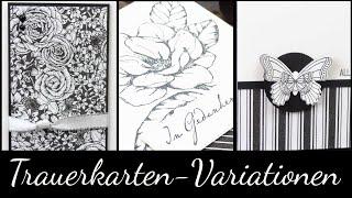 Trauerkarten-Variationen | So viele Stempelsets, die sich für Trauerkarten eignen