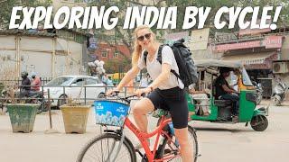 EXPLORING OLD DELHI ON A CYCLE! | Our First Days in India 