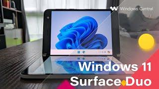 Windows 11 on Surface Duo — Demo and Overview