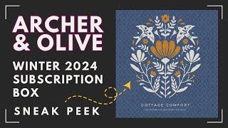 SNEAK PEEK! 4 Items Revealed in Winter Archer & Olive Box!