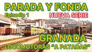 Reportaje de TRENES y LOCOMOTORAS en Granada FERROCARRIL Español Renfe PYF01