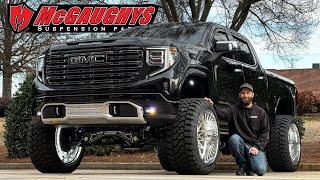 BIG, BAD, & LUXURIOUS: 2025 GMC Denali Ultimate 1500, McGaughys Lift Kit & 26x14 KG1 Forged wheels